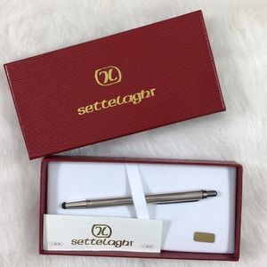 Settelaghi solid sterling silver 925 pen x stylus